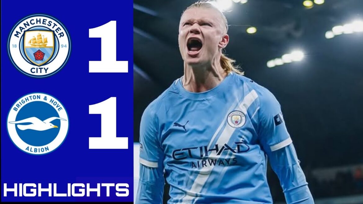 Manchester City vs Brighton 1-1 Highlights & Goals Erling Haaland Goal ⚽ Kaoru Mitoma Goal Manchester City vs Brighton 1-1 Highlights & Goals Erling Haaland Goal ⚽ Kaoru Mitoma Goal