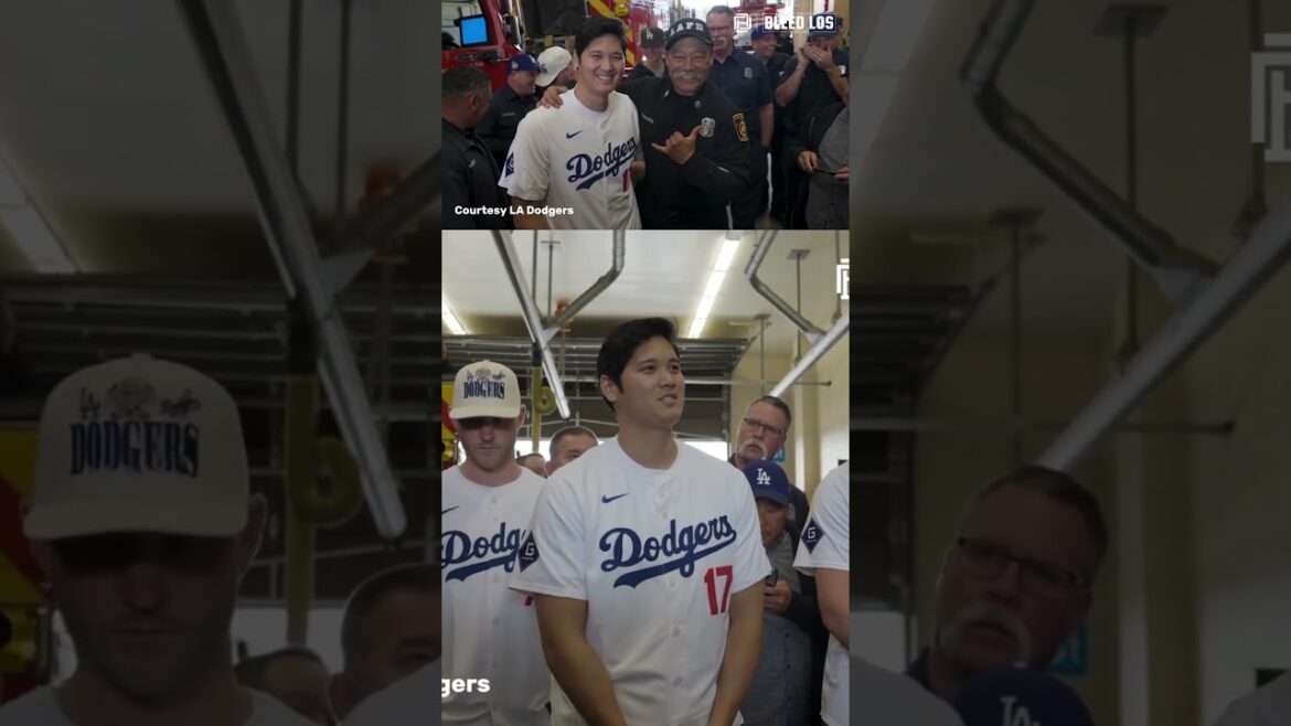 Looking Back One Year Later: Shohei Ohtani & Dodgers Thank First Responders