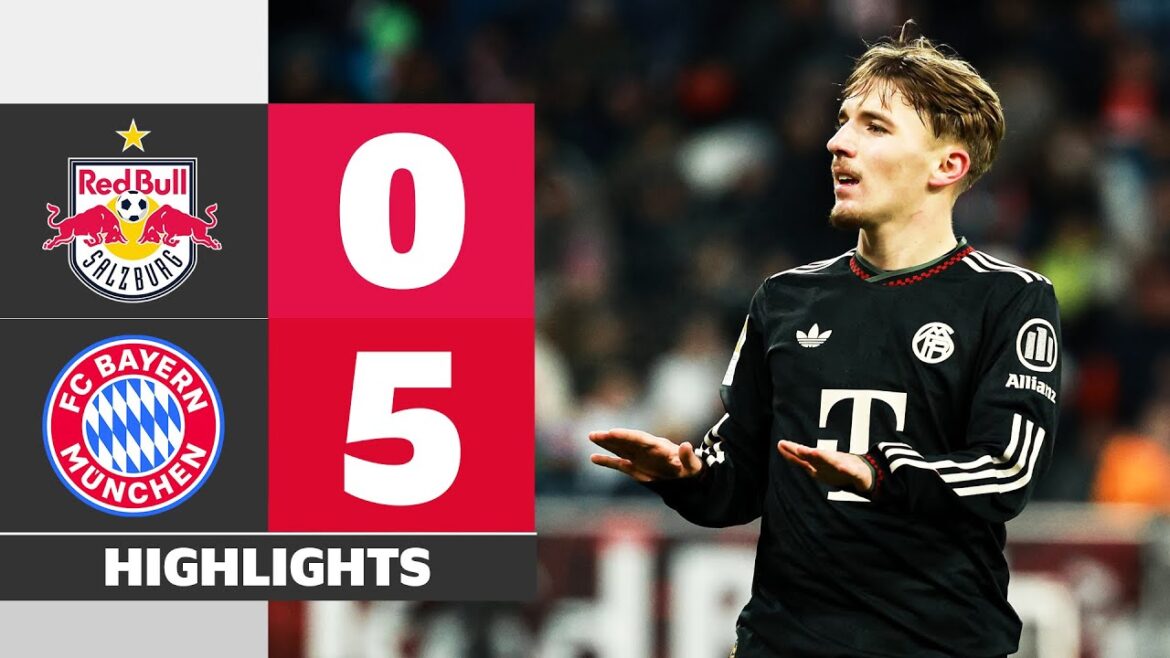 Karl At The DOUBLE ⚽️⚽️ I FC Red Bull Salzburg 0-5 FC Bayern München I Friendly Highlights