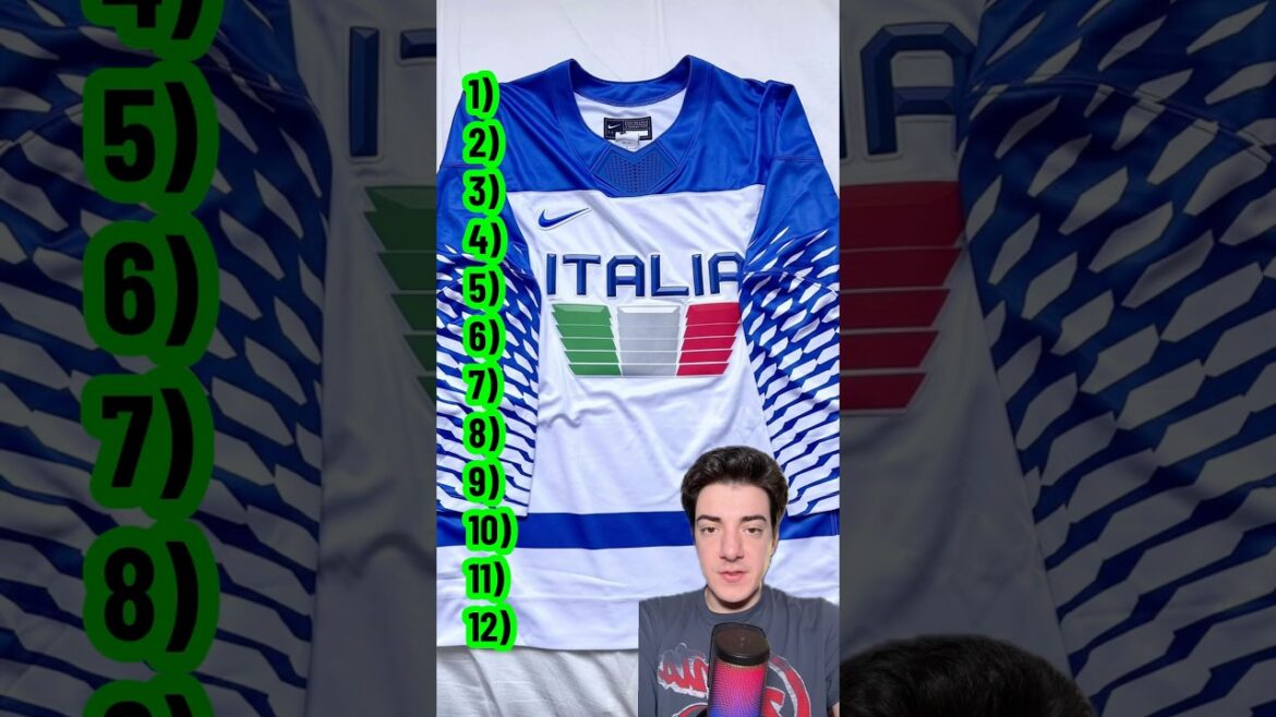 Which Country Has The Nicest Olympic Hockey Jersey 🤔