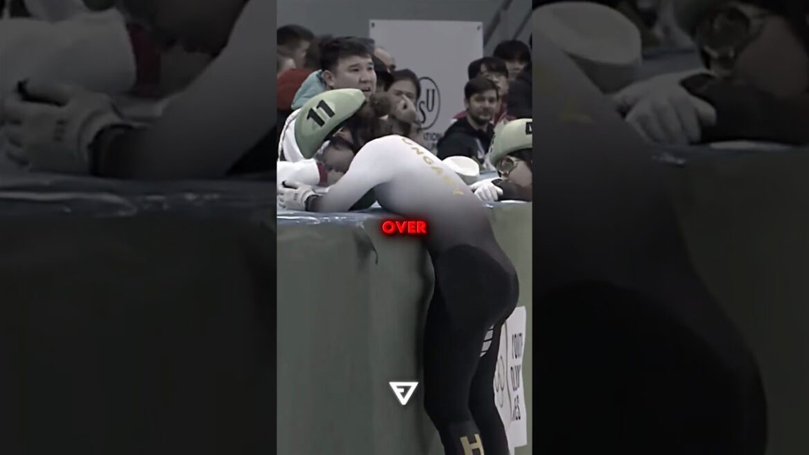 She Crossed FIRST… But LOST Olympic Gold 😳⛸️ She Crossed FIRST… But LOST Olympic Gold 😳⛸️