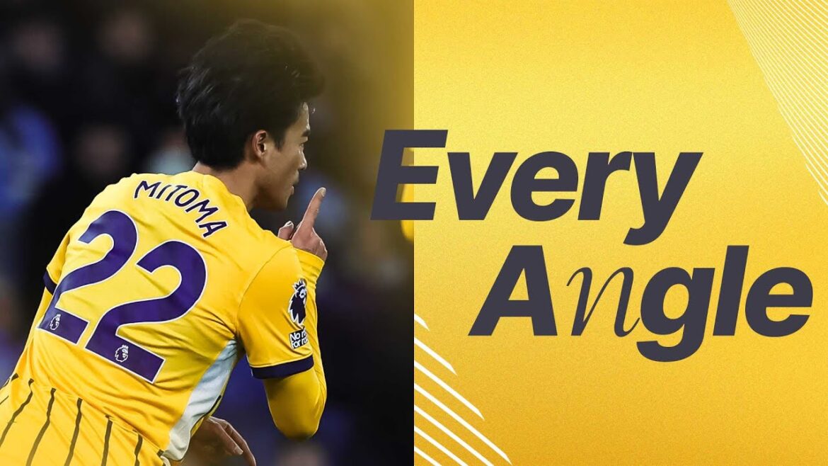 EVERY ANGLE | Mitoma On Point At Man City EVERY ANGLE | Mitoma On Point At Man City