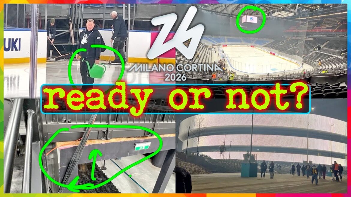 EXCLUSIVE: Inside Milan's (unfinished) Olympic Hockey Arena