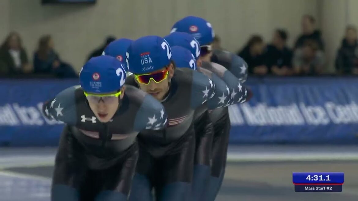 Jordan Stolz cruises to mass start win at Speedskating Trials, Ethan Cepuran clinches Olympic spot