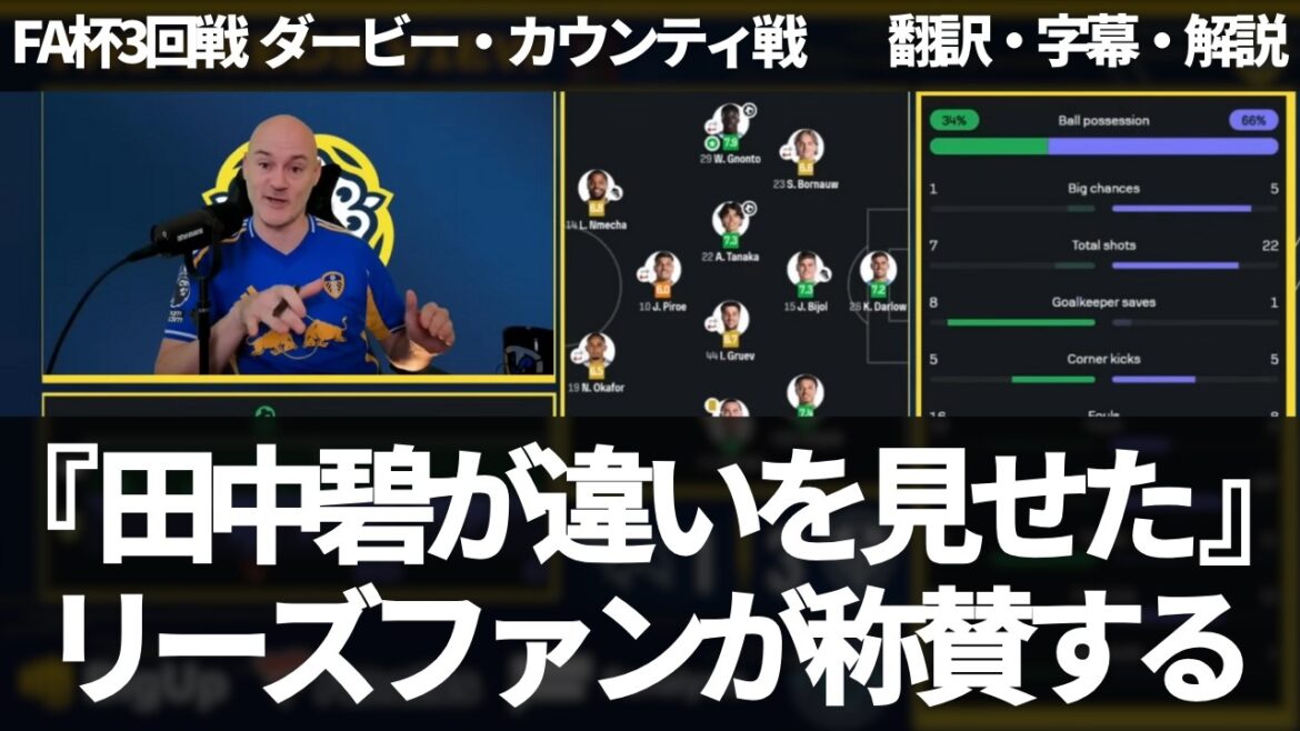 ``Aoi Tanaka is one of the best players'' Not only did she score the goal, but she was the only player who was trying to create chances even in the first half when the team was bad[with subtitles and commentary]