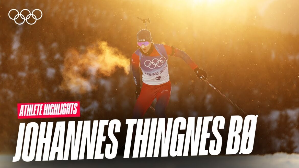 One of the BEST  👑 Johannes Thingnes Bø at the Olympic Games | Athlete Highlights