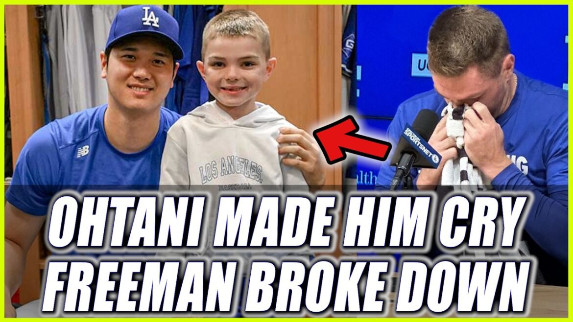 Freddie Freeman Breaks Down in Tears After Ohtani’s Incredible Gesture【shohei/ohtani/MLB/Dodgers】