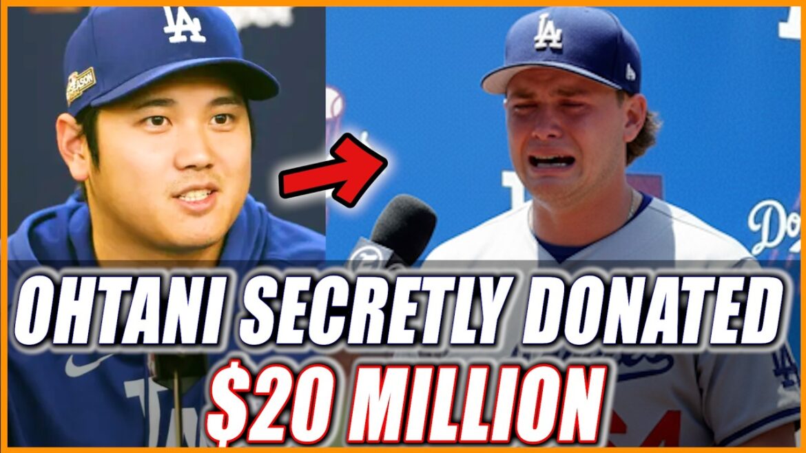 The Anonymous Donation That Changed a Teammate’s Life【shohei/ohtani/MLB/Dodgers】
