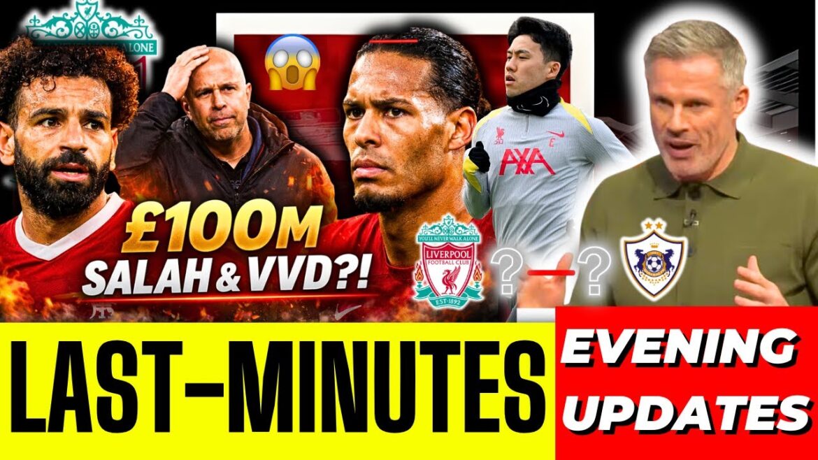 WHAT IS GOING ON?! 🚨 Striker Deal Issue, £100m Salah-VVD Call, Slot Fire 🔥 liverpool vs qarabag fk