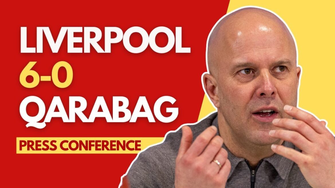 LIVERPOOL 6-0 QARABAG | Arne Slot Press Conference (Champions League)