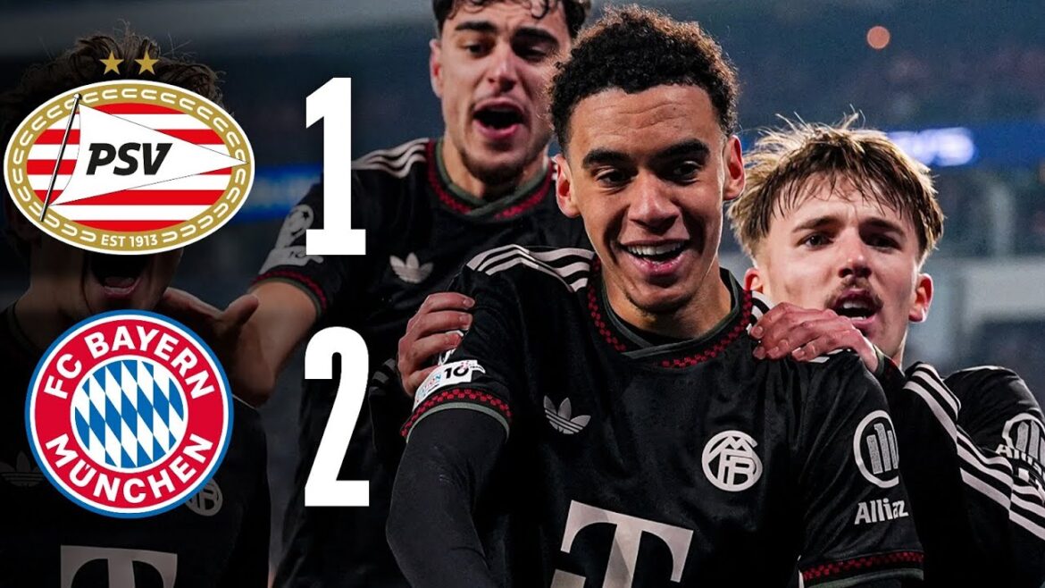 MUSIALA & KANE GOALS SECURE AWAY WIN | PSV Eindhoven - FC Bayern | Champions League-Highlights