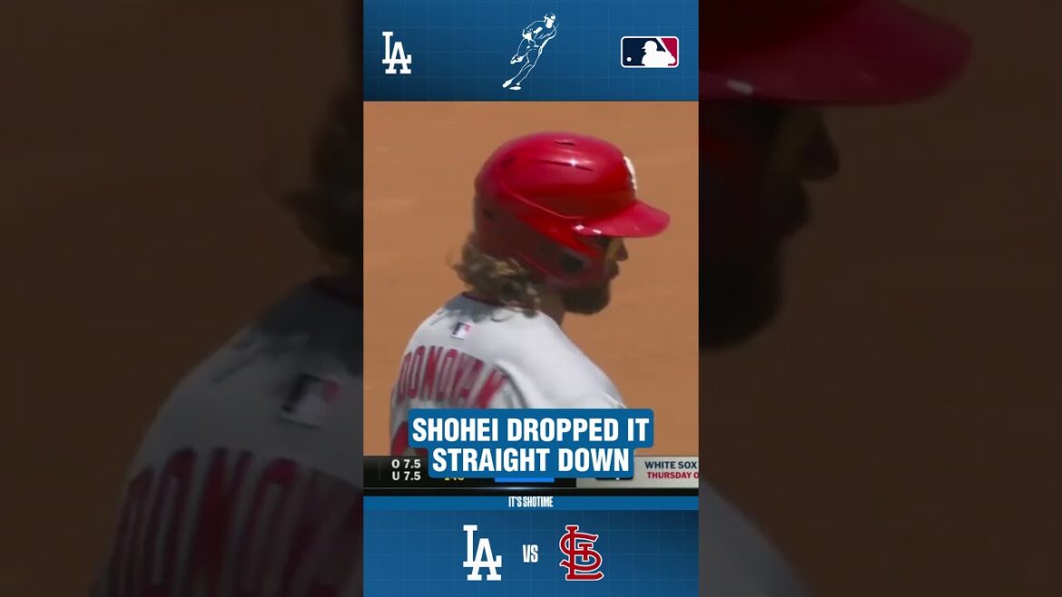 Shohei Ohtani Dropped It Straight Down
