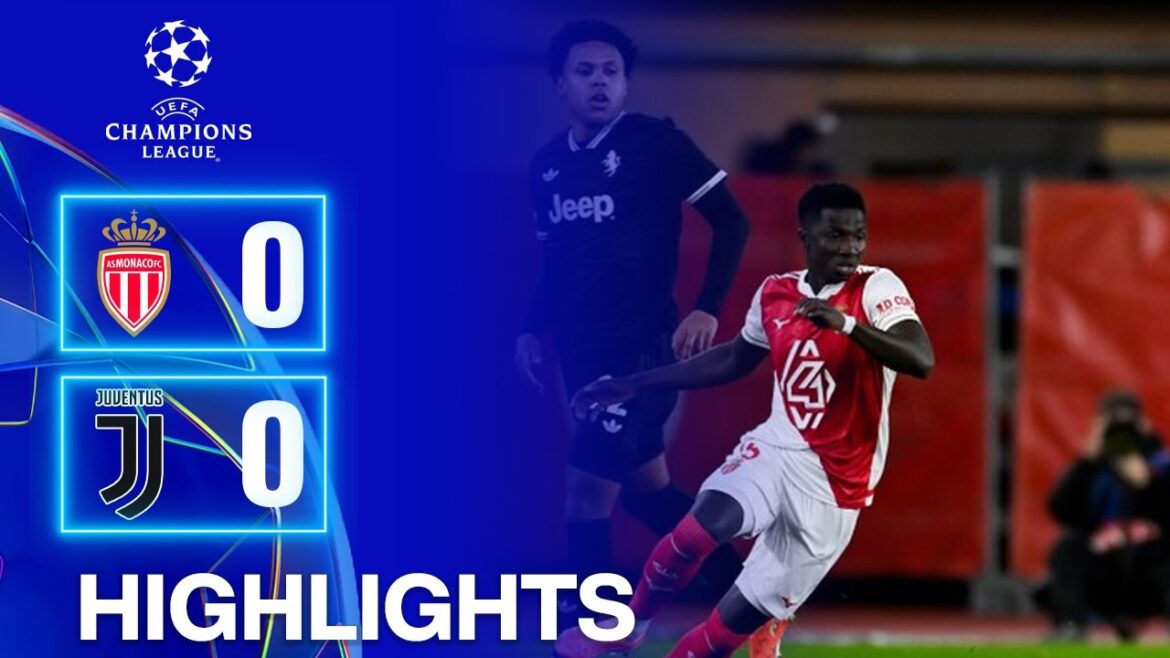 AS Monaco vs Juventus 0-0 HIGHLIGHTS | UEFA Champions League 2026