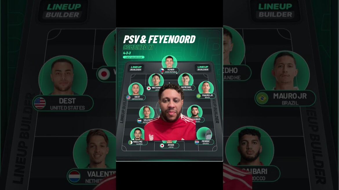 PSV & Feyenoord | Combined XI #psv #feyenoord #eredivisie