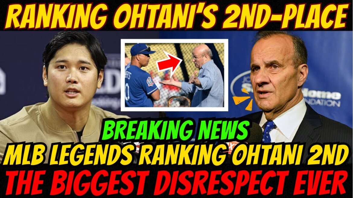USA in Uproar: MLB Legends Furious After Shohei Ohtani Is Ranked 2nd — ‘A Stain on Baseball History’