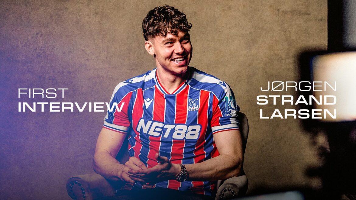 "IT'S A PERFECT MATCH" 🤩 | Jørgen Strand Larsen's First Interview 🇳🇴🦅