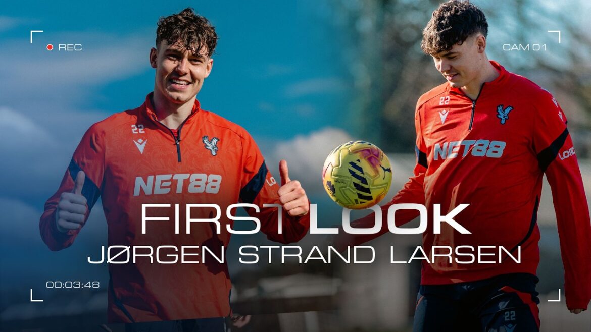 FIRST LOOK 👀 | Jørgen Strand Larsen's First Day at Copers Cope 👋🇳🇴