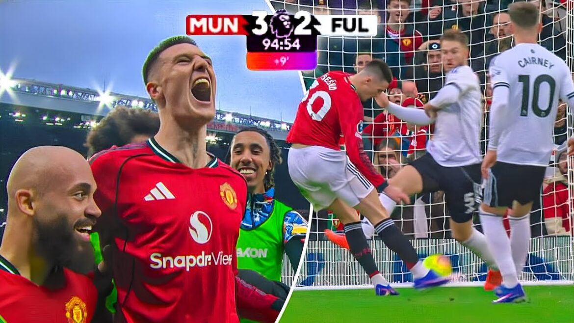🔴 MANCHESTER UNITED VS FULHAM!!! FULL HIGHLIGHTS PREMIER LEAGUE 2025/26 CASEMIRO SESKO & CUNHA GOAL