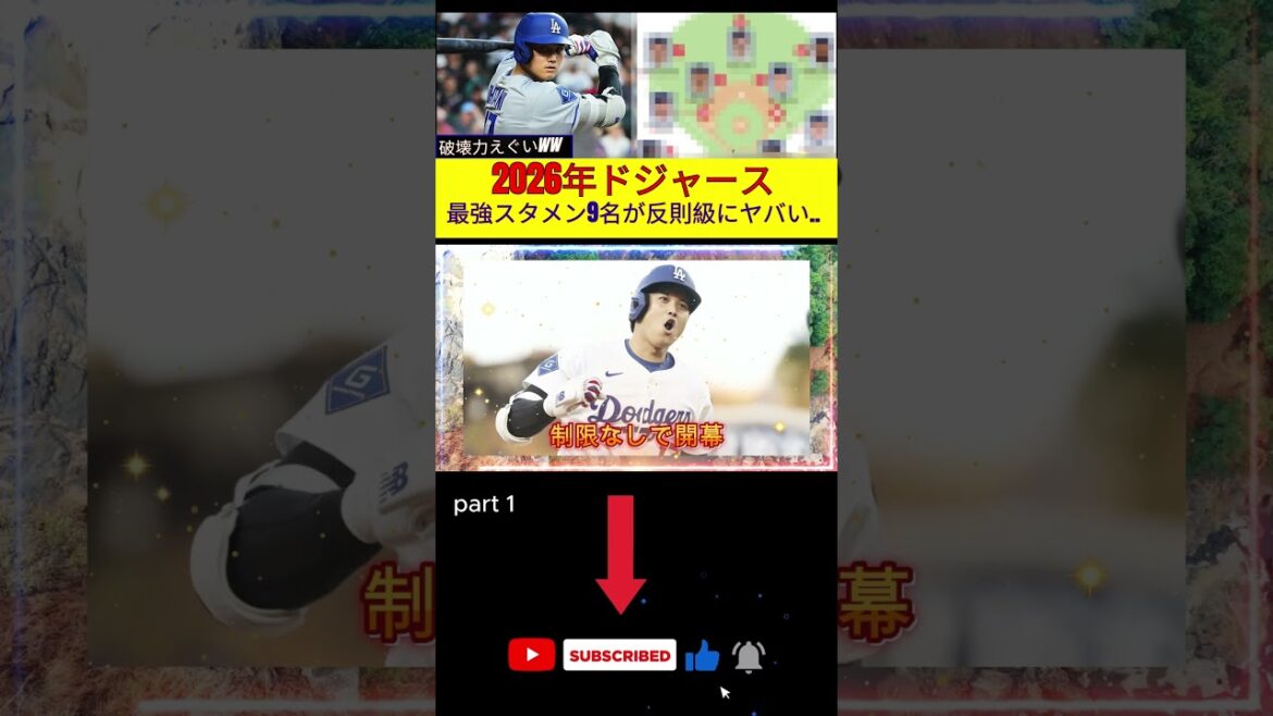 [Shohei Ohtani]The Dodgers' complete lineup is so substandard that it's too much of a violation...