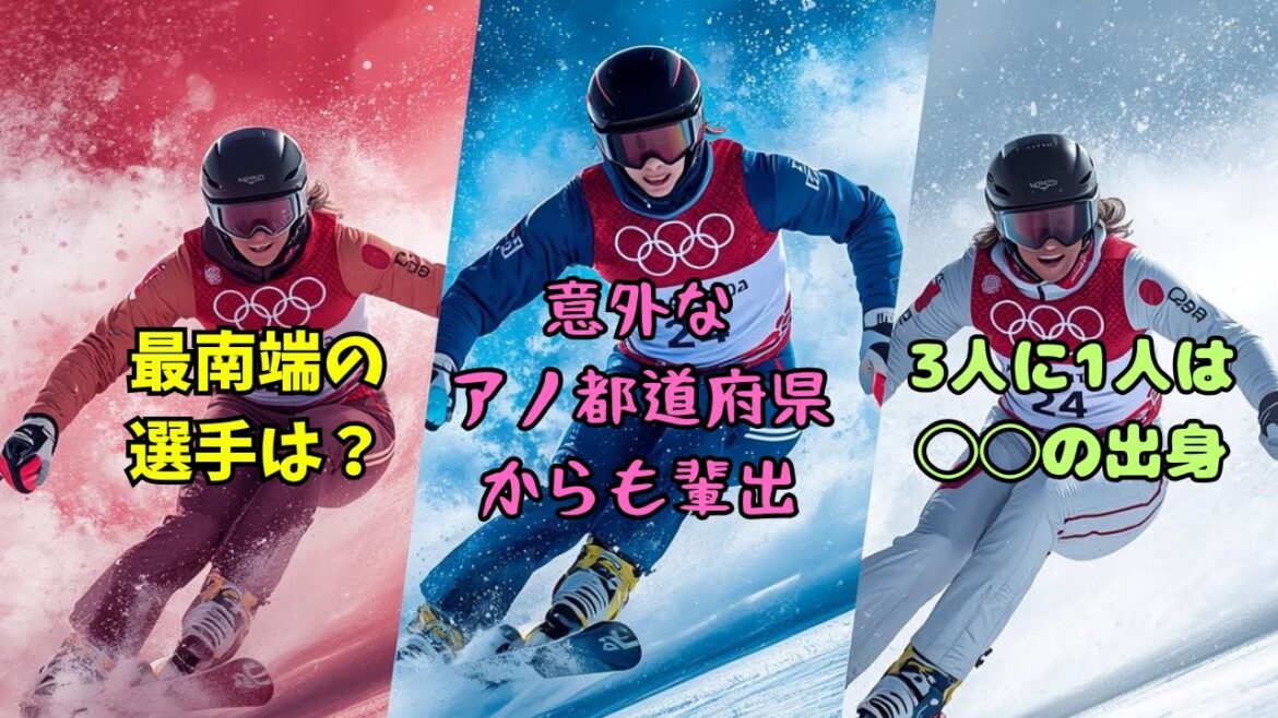 [Japan National Team]Ranking of prefectures with the most birthplaces of the Japanese national team at the Milan-Cortina 2026 Olympics