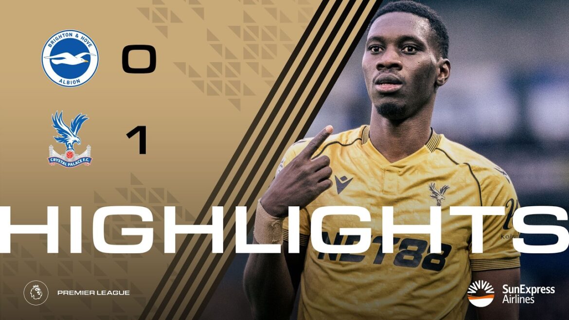 SARR Tears Brighton Apart 🤯🦅 | Brighton 0-1 Crystal Palace | Premier League Highlights