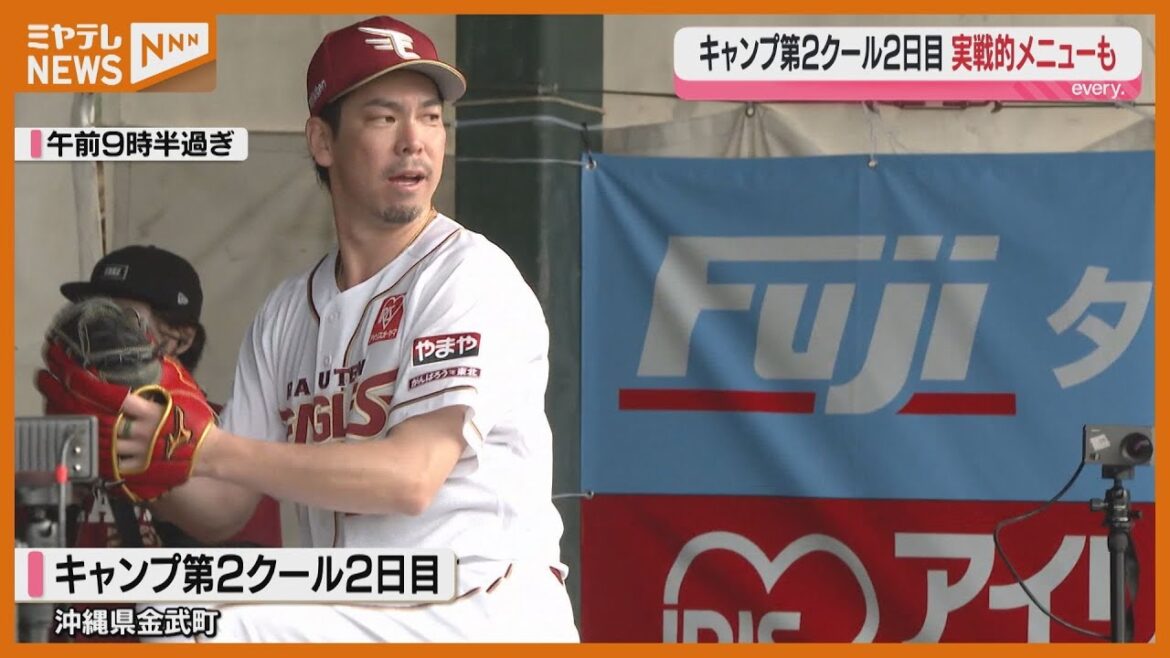 Rakuten Camp is on the second day of the second course, and the menu gradually becomes more practical