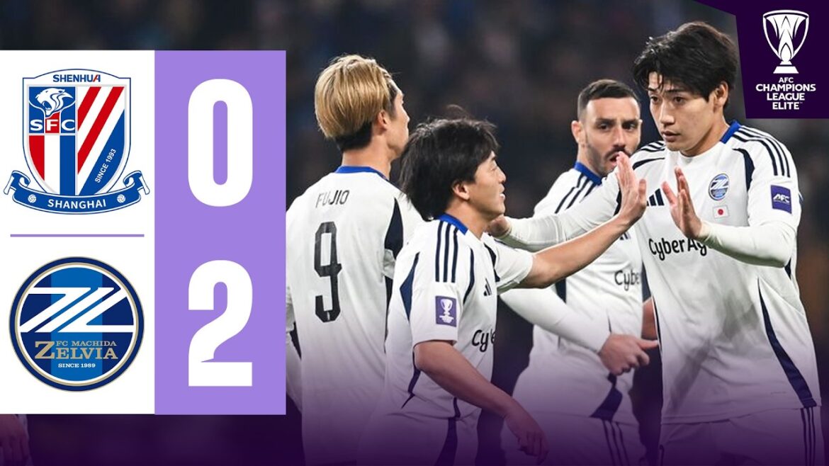 Shanghai Shenhua 🇨🇳 vs FC Machida Zelvia 🇯🇵 | Highlights | AFC Champions League Elite™