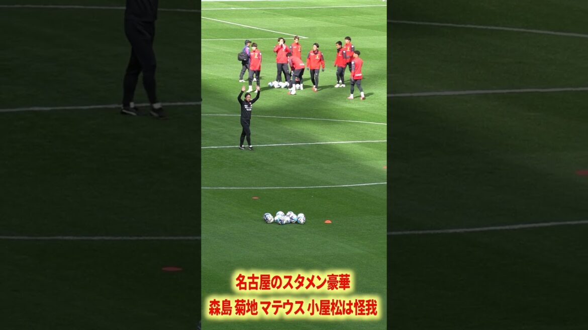 Nagoya's starting lineup is too luxurious