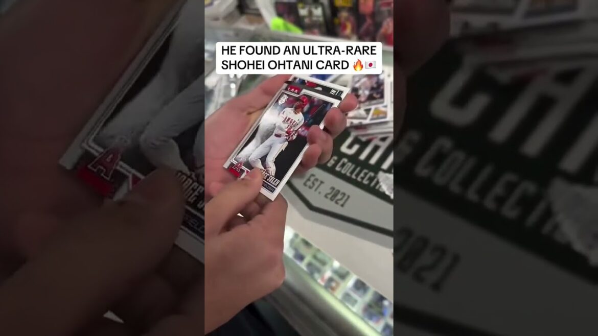 HE FOUND AN ULTRA-RARE SHOHEI OHTANI CARD 🔥