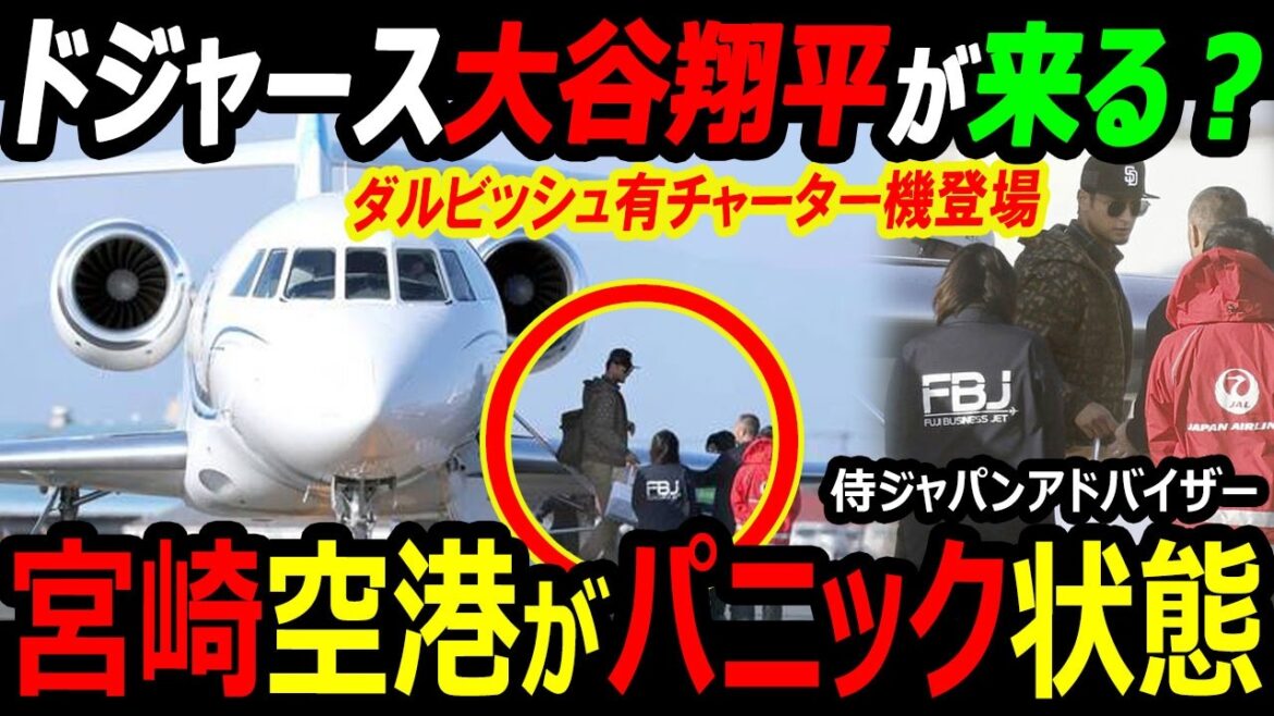 “Is Shohei Otani coming?” There is panic at Miyazaki Airport...Yu Darvish is on a chartered plane! How much does the chartered plane used to meet the WBC representatives cost? Unknown Samurai Japan travel costs and Miyazaki training camp