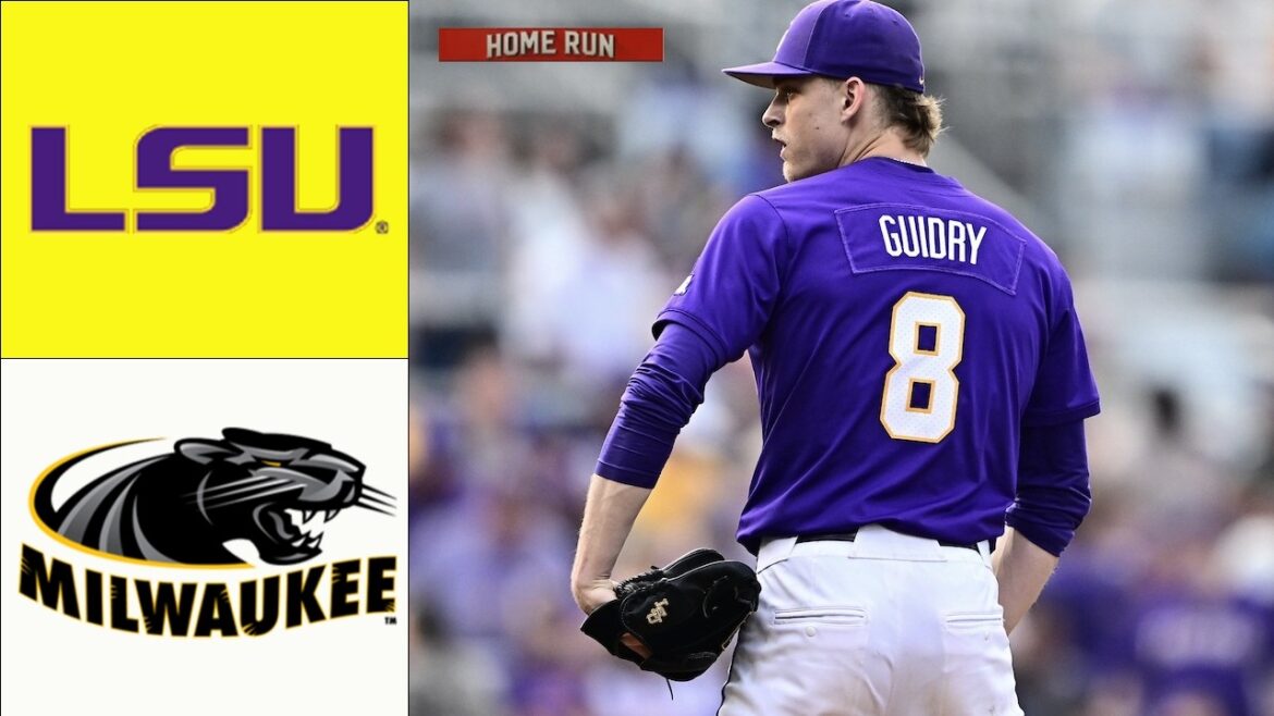 #2 LSU vs Milwaukee  | inning 7- 9 | Feb 13, 2026 | College baseball Today | baseball Highlights