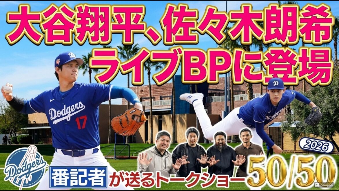 [Breaking News]Shohei Otani appears on Akiki Sasaki Live BP! Local reporter reports behind the scenes![Dodgers Reporter's 50/50 Part 5]