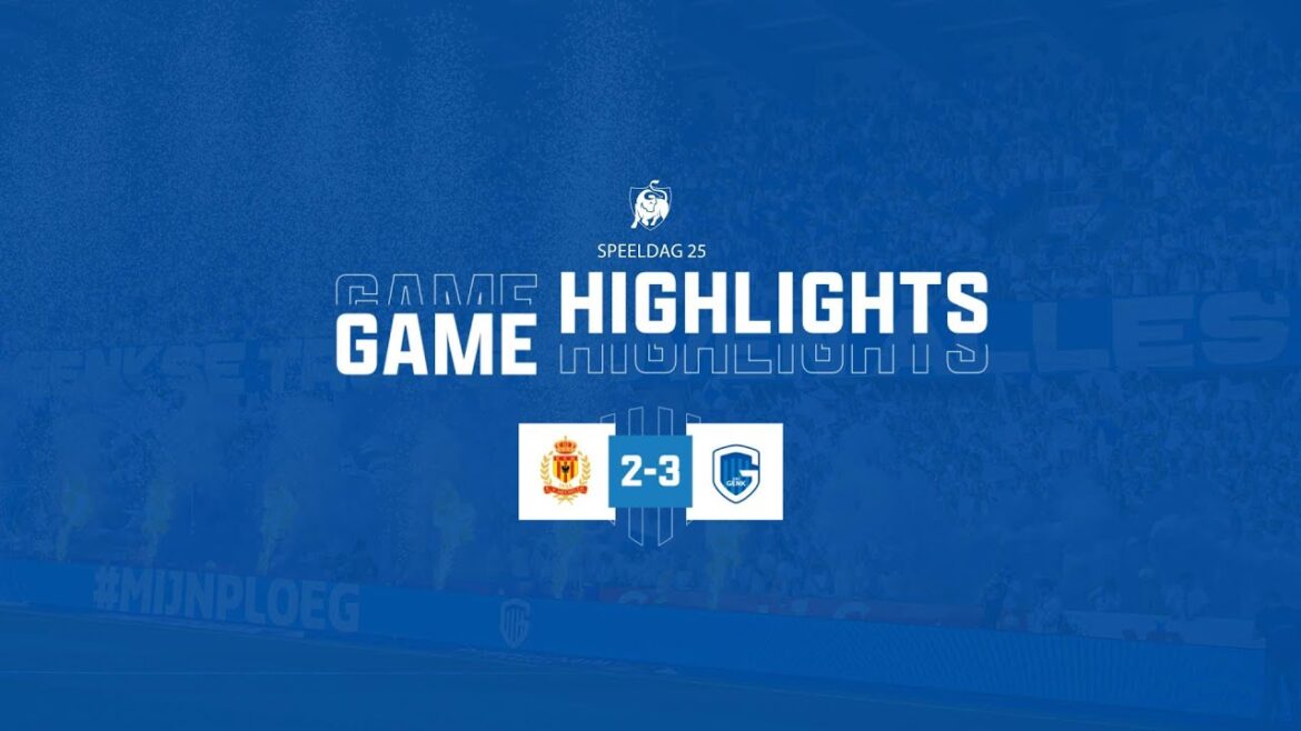 ⚽️ 25 - KV Mechelen - KRC Genk - Game Highlights