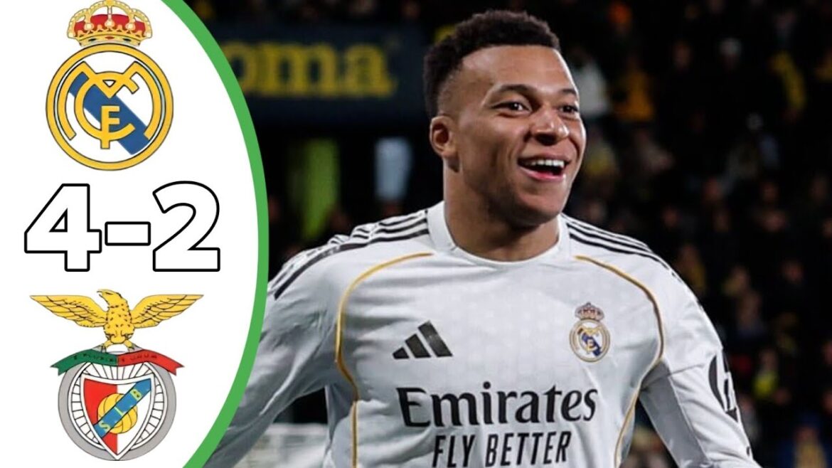 Real Madrid vs Benfica Match Highlights Today | UEFA Champions League | Real Madrid Goals |