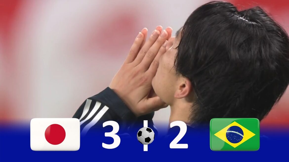 [Shock of 2025]Japan vs Brazil: Samurai Blue's miraculous turnaround shocks Brazil