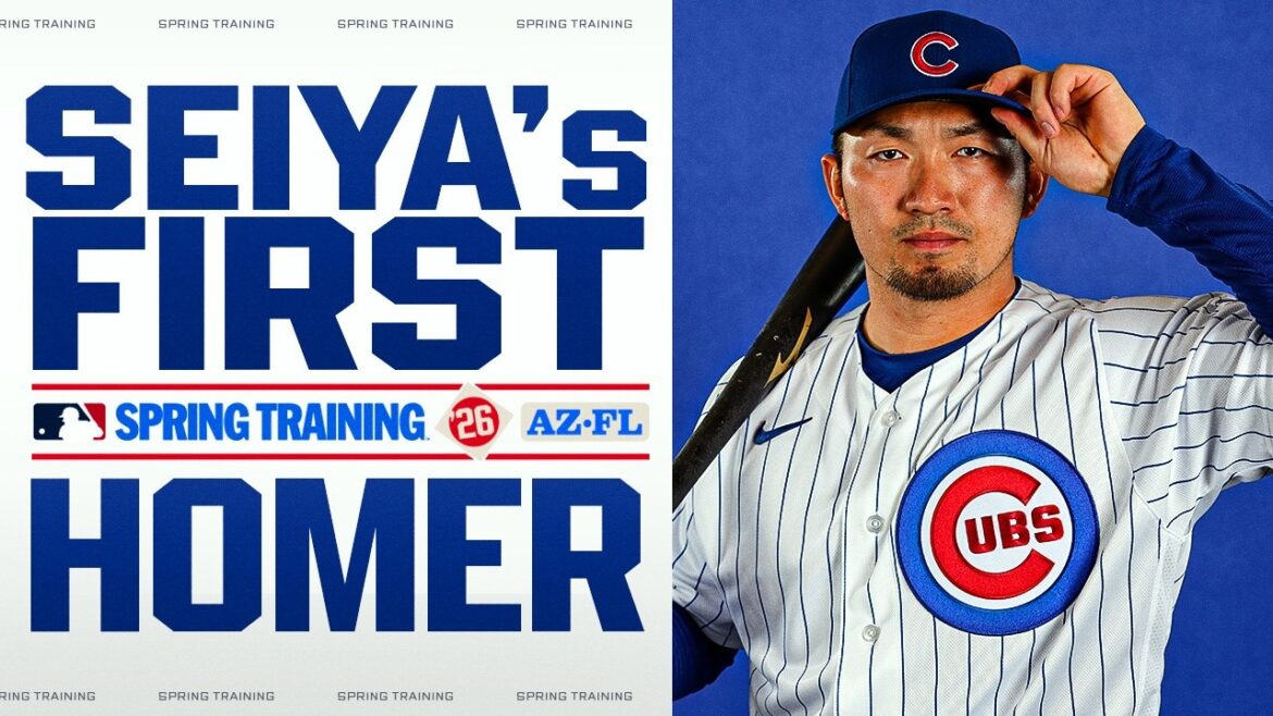 Seiya Suzuki belts his first home run of 2026 Spring Training for the Cubs! Seiya Suzuki Highlights MLB Highlights
