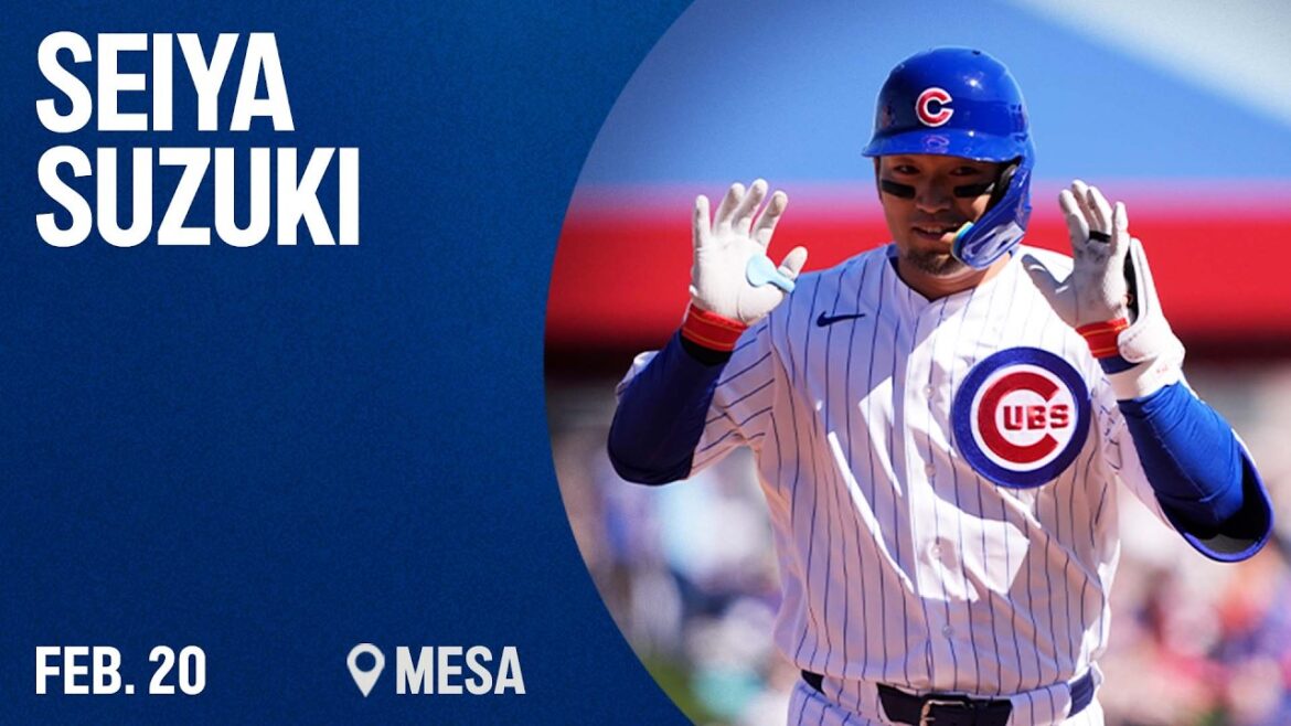 Seiya Suzuki jokes about facing Team Japan teammate Munetaka Murakami in Cactus League action