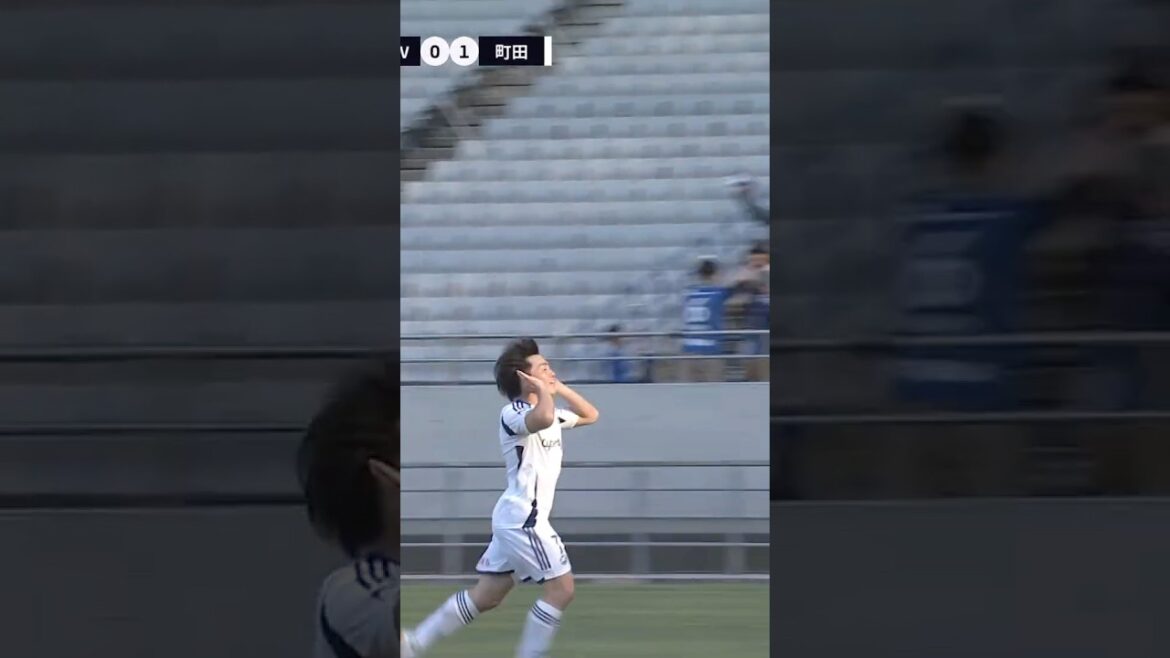 Yuuki scores his second direct FK goal of the season ⚽️✨ ｜ #Tokyo Verdy match #shorts #J League #soccer #Yuki Soma