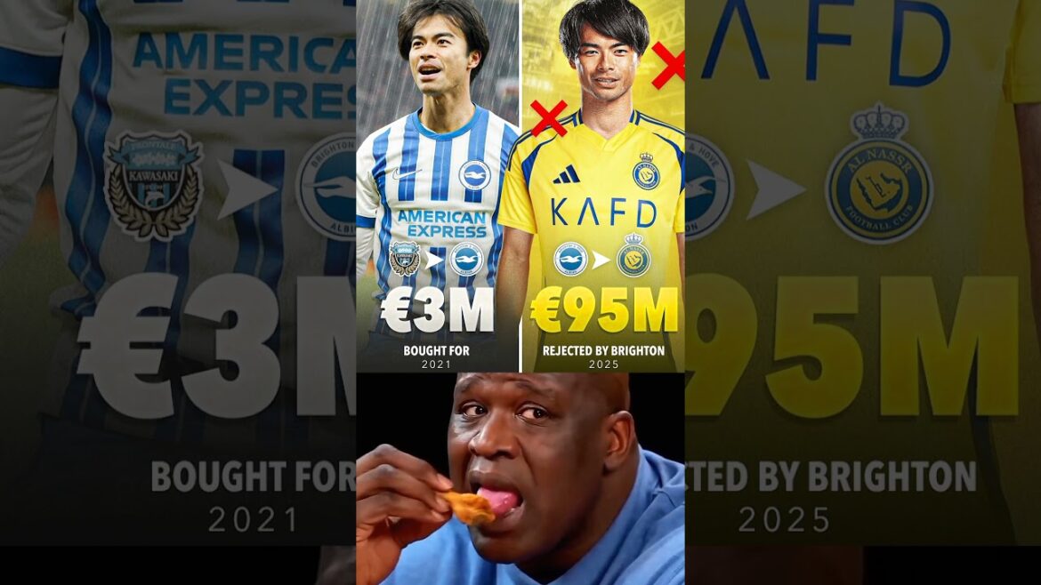 𝗖𝗥𝗔𝗭𝗬 𝗙𝗔𝗖𝗧 : Brighton Really Rejected Al Nassr’s €95m Offer For Kaoru Mitoma Last Year..🔥⚽