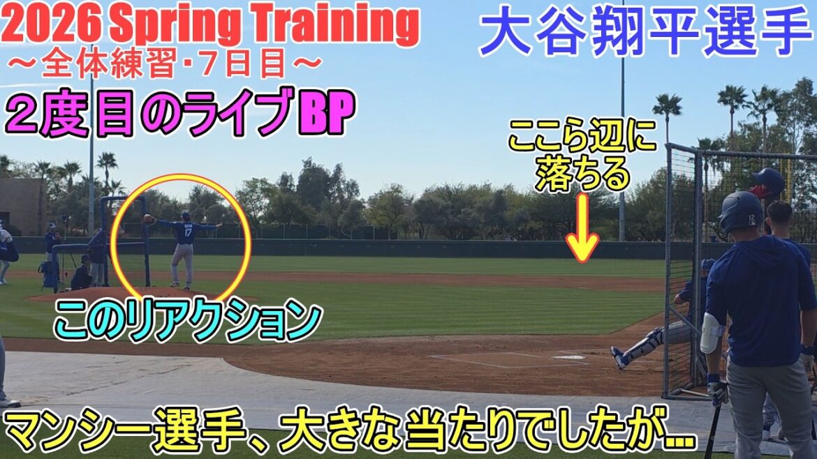 2nd Live BP ♦ vs. Muncy, Betts, Freeman, Pagés, Freeland ♦[Shohei Ohtani]~ Whole practice / Day 7 ~ Shohei Ohtani 2026 Spring Training