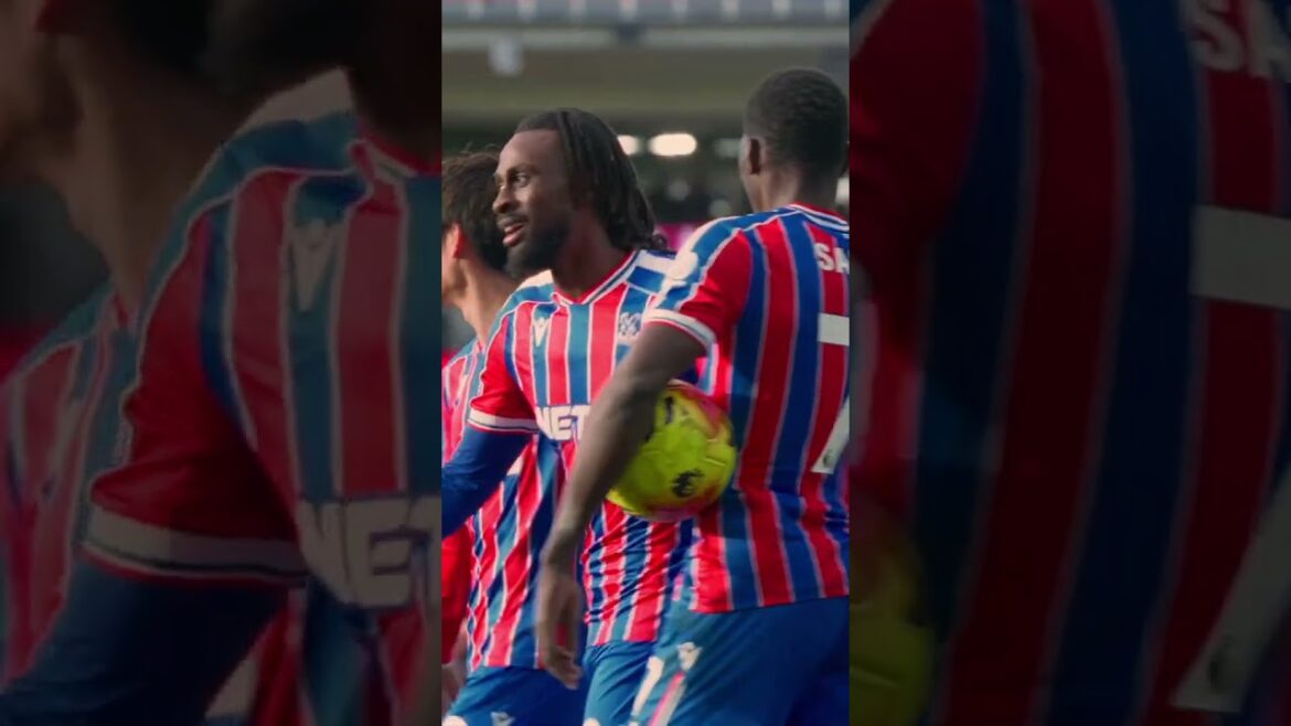 Guessand's First Goal 🥰 #football #crystalpalace #premierleaguehighlights