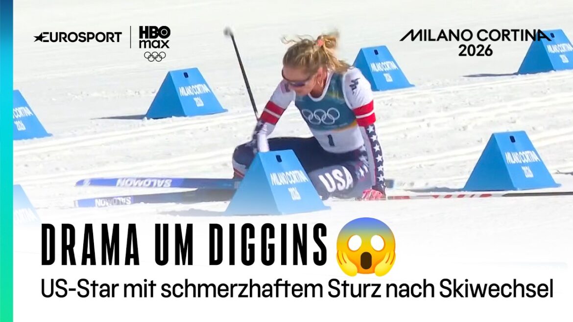 That doesn't exist! Diggins falls and falls back | Olympics 2026 | Cross-country skiing 50km | Women