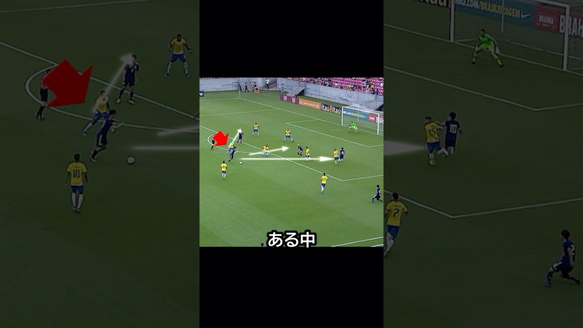 We created an opening by uniting! Aoi Tanaka gave Japan a goal with the perfect solution to make up for the loss from Brazil! #soccer We created an opening by uniting! Aoi Tanaka gave Japan a goal with the perfect solution to make up for the loss from Brazil! #soccer