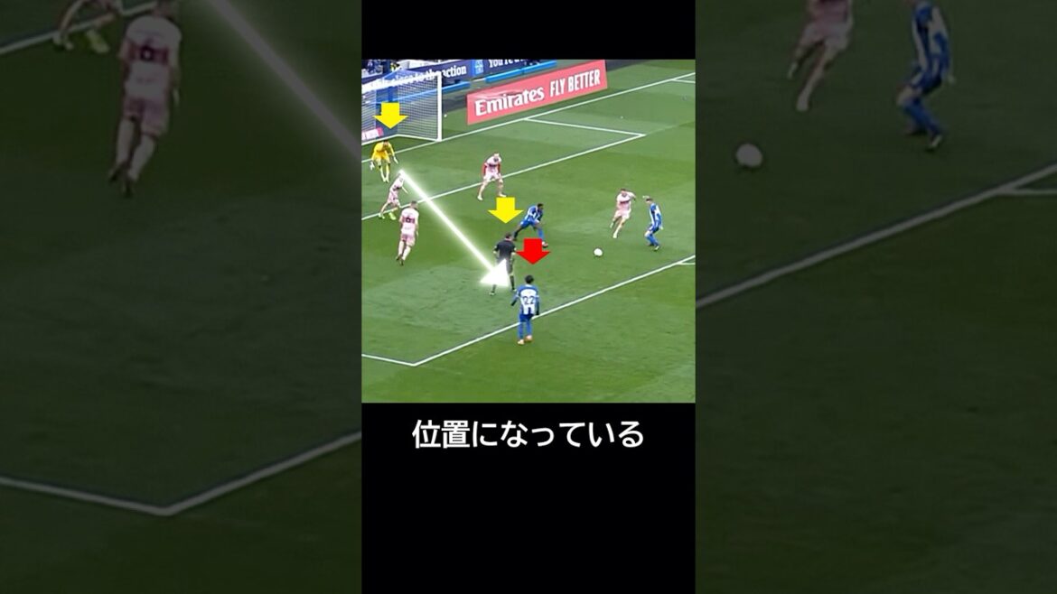 He used the referee! ? The day when Kaoru Mitoma used an unexpected technique to score a point for his team! #soccer He used the referee! ? The day when Kaoru Mitoma used an unexpected technique to score a point for his team! #soccer
