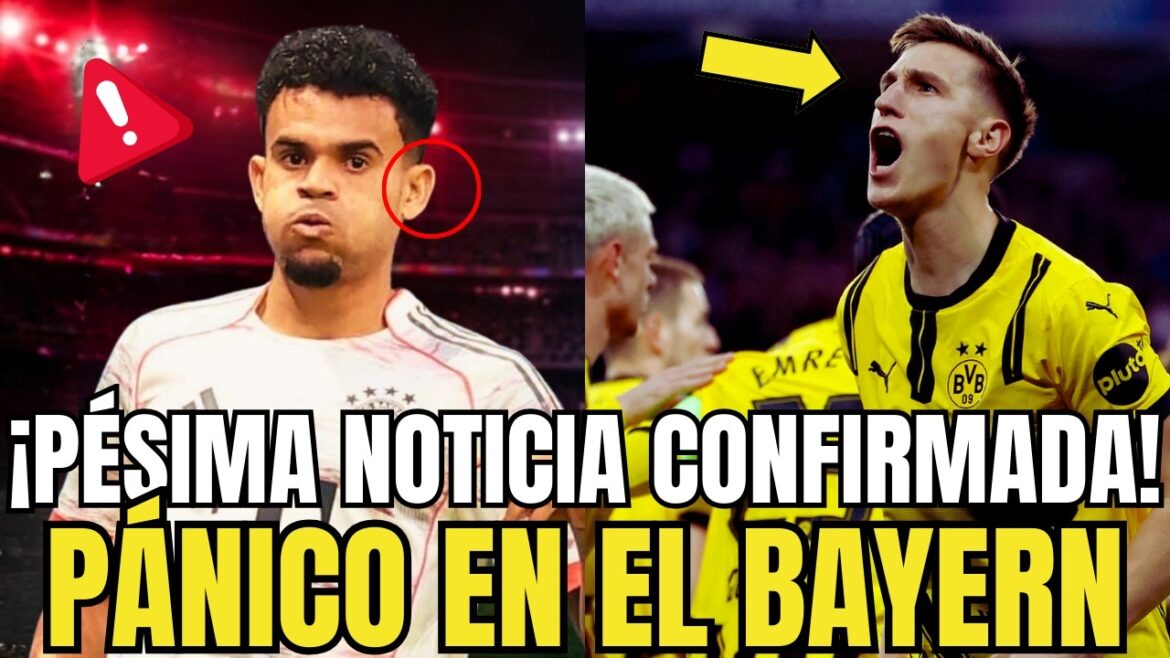 🚨😱 MAXIMUM ALERT! Luis Díaz loses his smile and Bayern trembles with fear. 🚨😱 MAXIMUM ALERT! Luis Díaz loses his smile and Bayern trembles with fear.