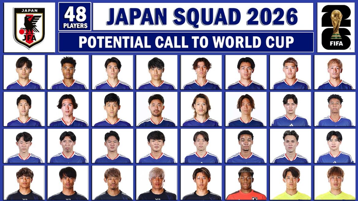 Japan 2026 World Cup Squad – Japan’s Best Line Up 2026 World Cup – World Cup 2026 Squads Japan 2026 World Cup Squad - Japan's Best Line Up 2026 World Cup - World Cup 2026 Squads
