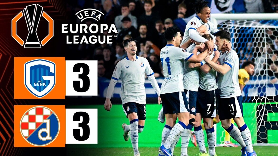 KRC Genk - GNK Dinamo Zagreb 3:3 (AGG: 6-4) Summary | UEFA Europa League 2026
