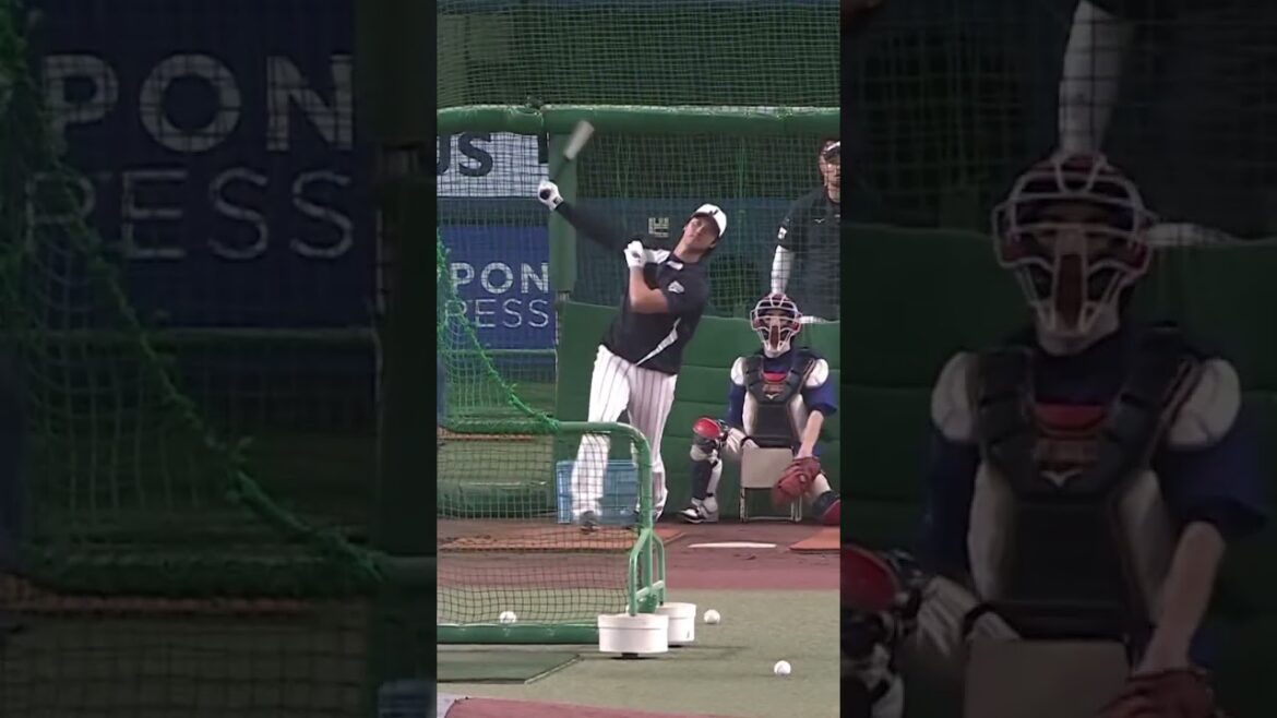 Shohei Ohtani put on a show for Japanese fans in batting practice 🤯 (via @MLB/TT) Shohei Ohtani put on a show for Japanese fans in batting practice 🤯 (via @MLB/TT)