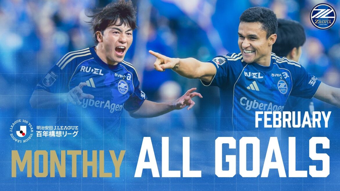 [GOAL Collection]Meiji Yasuda J1 Centenary Concept League February Goal Collection ⚽️｜FC Machida Zelvia