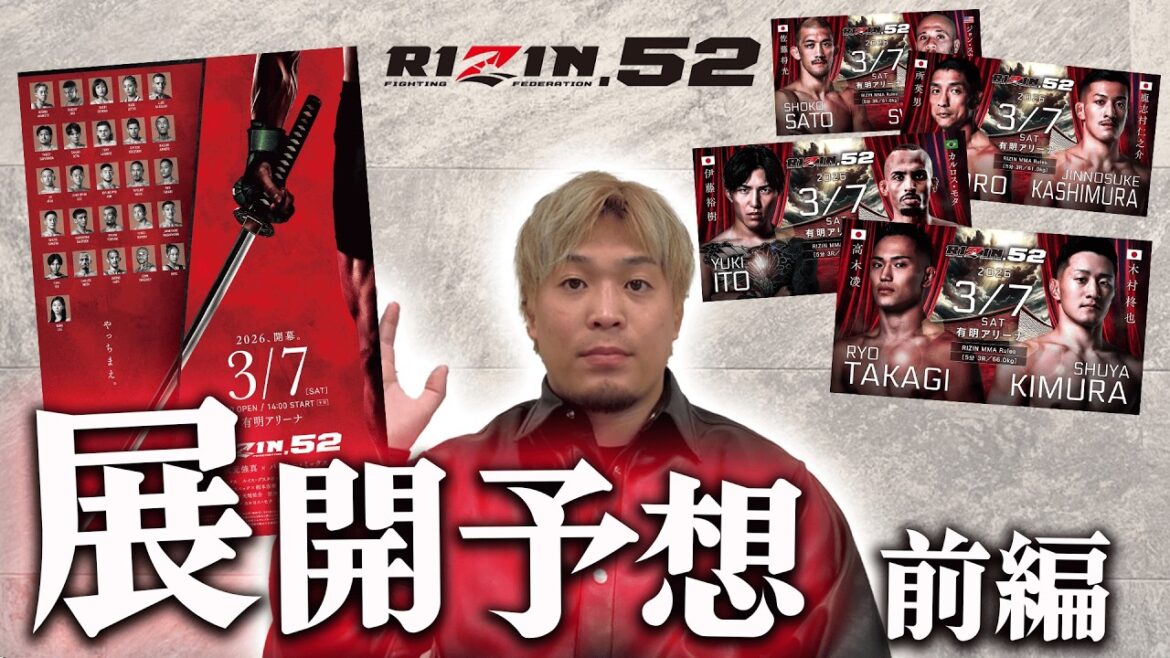 RIZIN52 development forecast first part